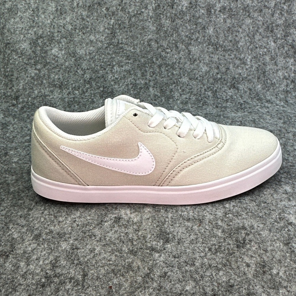 Nike SB Check CNVS Light Bone White 6Y Mens 6 Womens 7.5 NEW
